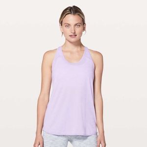 Lululemon Essential Tank Heathers Sheer Violet Size 12
